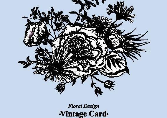 复古风格花卉裁片印花服装印花设计