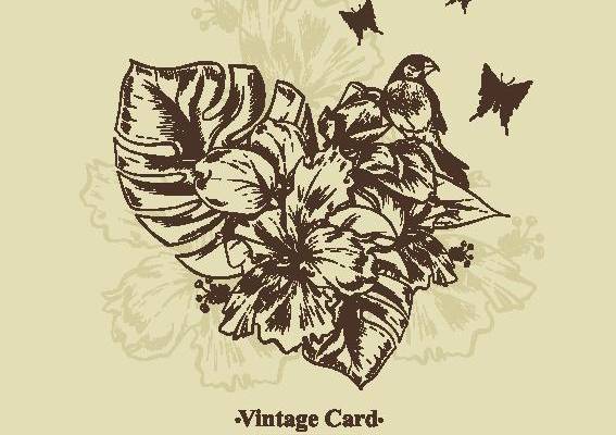 复古风格花卉裁片印花服装印花设计