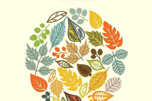 秋季自然元素裁片印花服装印花设计