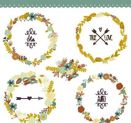 秋季自然元素裁片印花服装印花设计