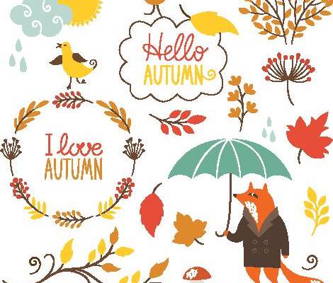 秋季主题裁片印花服装 时尚自然风格服装印花设计