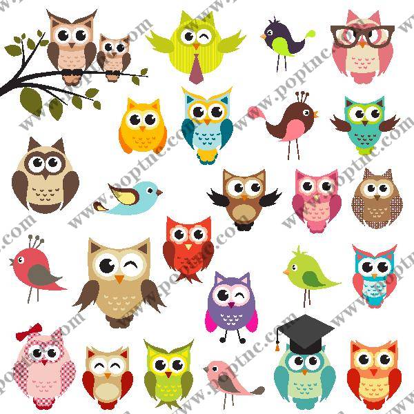 可爱卡通动物裁片印花服装印花设计