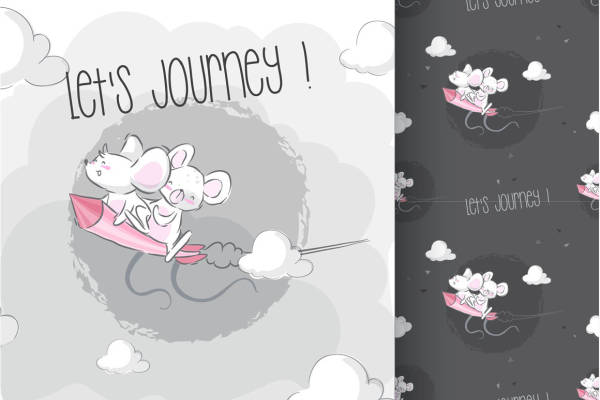 梦幻卡通老鼠裁片印花服装，开启奇妙旅程