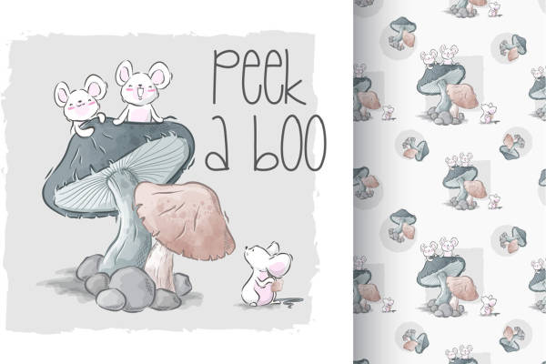 可爱卡通小兔子裁片印花服装，增添童趣与活力