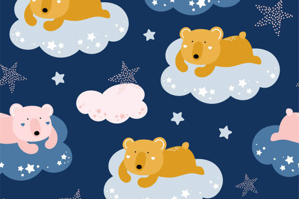 可爱卡通动物面料印花,儿童服装印花设计