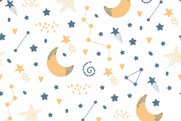 梦幻星空主题面料印花服装印花设计