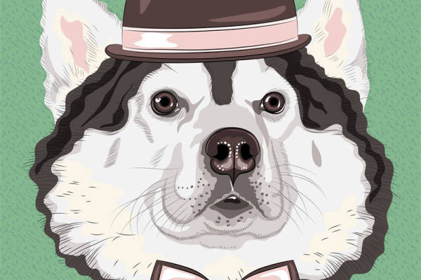 时尚萌宠裁片印花服装印花设计