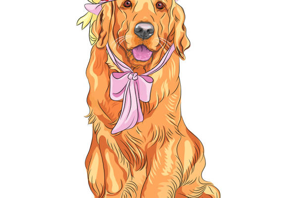 可爱卡通狗狗裁片印花服装,时尚宠物风格服装印花设计