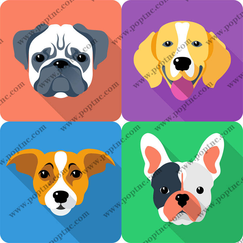 可爱狗狗主题裁片印花服装,增添活力与趣味