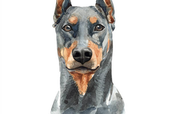 时尚个性杜宾犬裁片印花服装,展现独特魅力