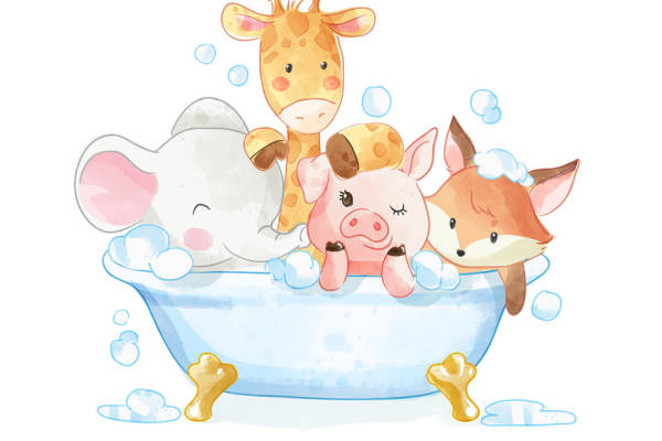 可爱动物裁片印花服装，增添趣味与活力