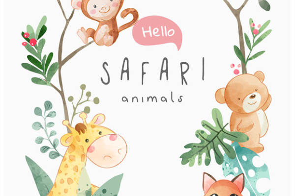 可爱动物主题裁片印花服装，适合儿童的时尚选择