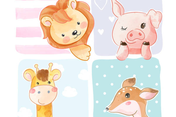 可爱卡通动物裁片印花服装,打造儿童时尚新潮流