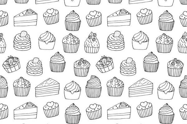 可爱甜点图案面料印花 服装印花设计灵感