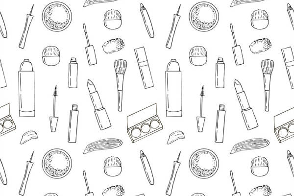 时尚美妆主题面料印花，打造独特服装印花设计