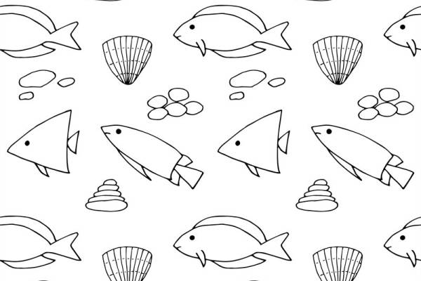 海洋生物主题服装印花设计,打造夏日清新风格