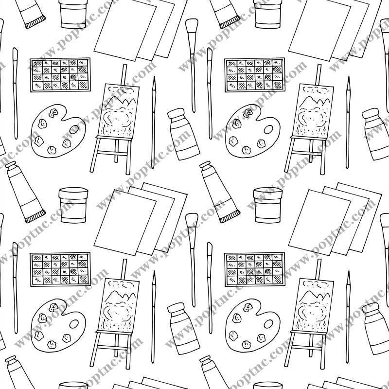 创意艺术工具服装印花设计,展现个性与艺术感