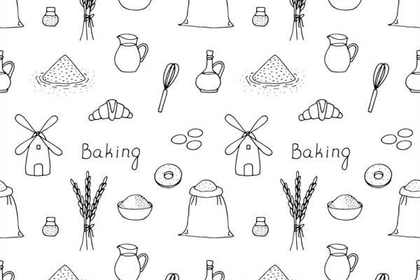 时尚烘焙主题服装印花设计：厨房元素与面料印花的完美结合