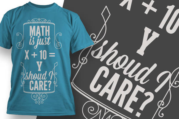 趣味数学裁片印花服装:X+10=Y,你在乎吗?