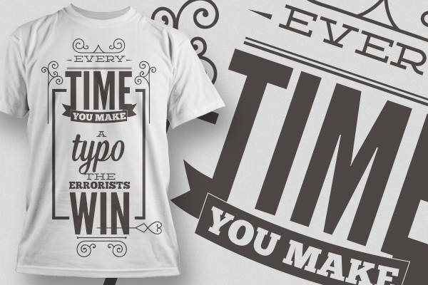 创意裁片印花服装：每一次打字错误都是胜利