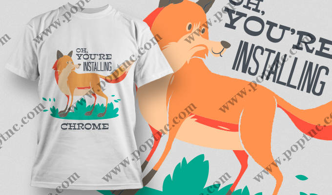 时尚趣味裁片印花服装印花T恤设计