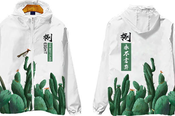 独特仙人掌裁片印花服装，展现个性与时尚