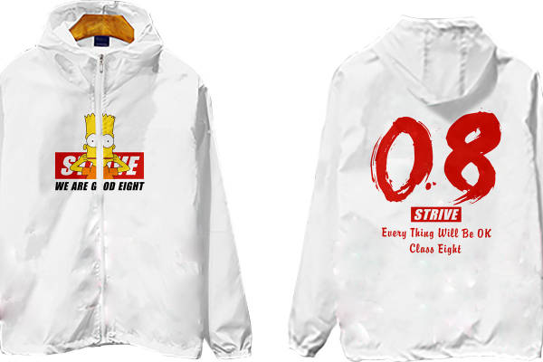 创意裁片印花服装:08号班级独特设计,展现个性风采