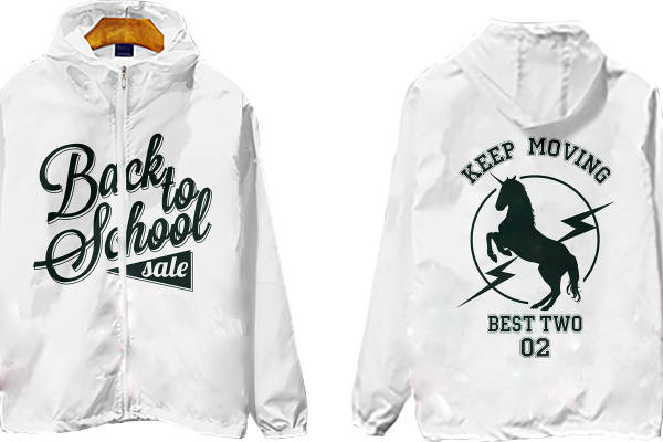 时尚校园风裁片印花服装印花设计,展现个性与活力