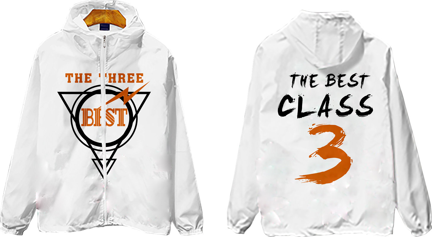 独特设计裁片印花服装:'The Best Class 3'纪念款