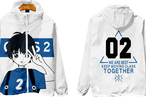 动漫风格裁片印花服装，独特设计展现个性魅力