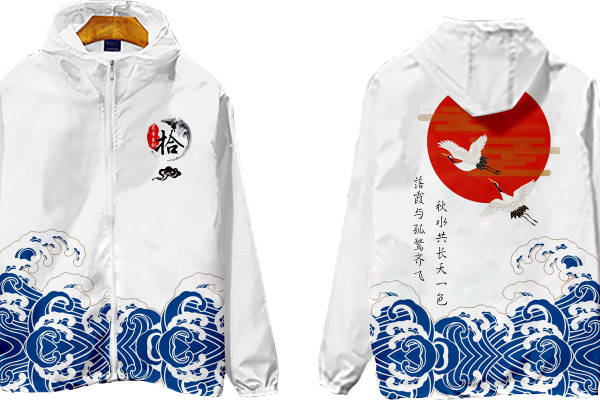 传统风格裁片印花服装,展现独特东方韵味