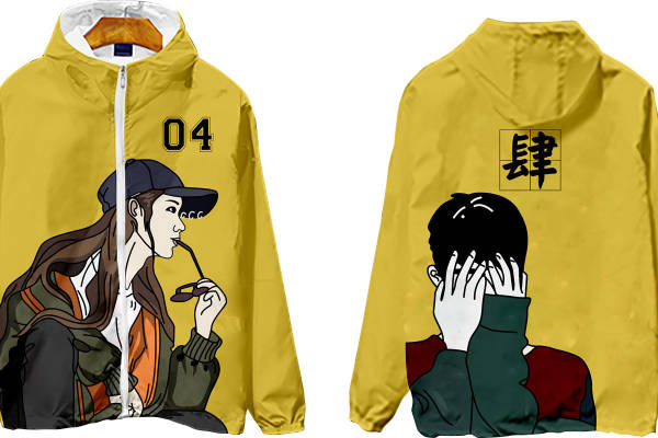 独特个性裁片印花服装，展现街头潮流风格