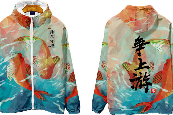 时尚创意裁片印花服装，传统与现代的完美结合