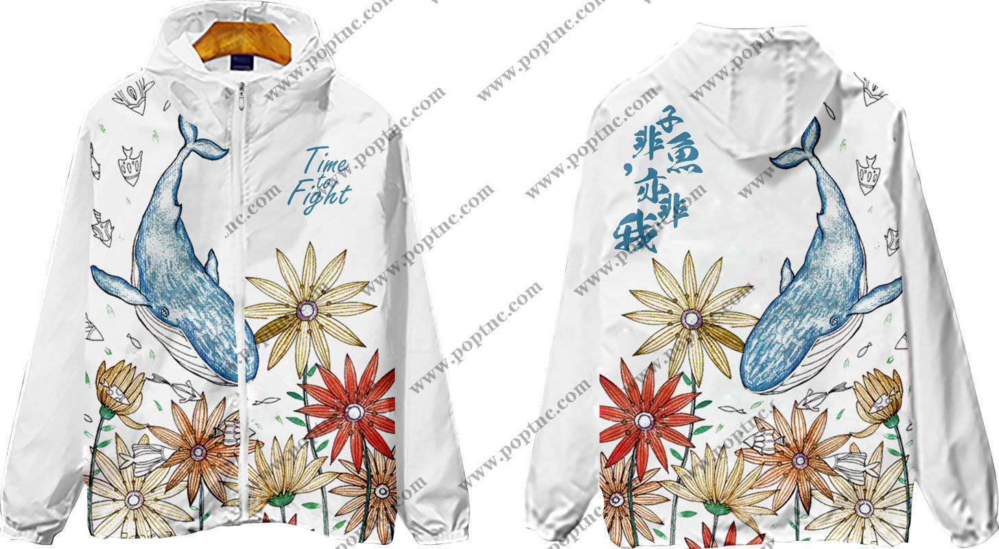 创意海洋风格裁片印花服装,时尚个性服装印花设计