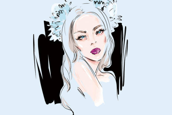 时尚个性天使翅膀裁片印花服装印花设计