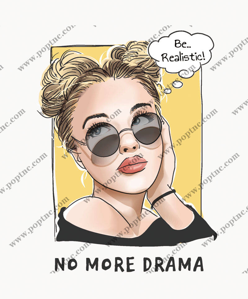 时尚个性裁片印花服装:拒绝戏剧化,追求真实自我