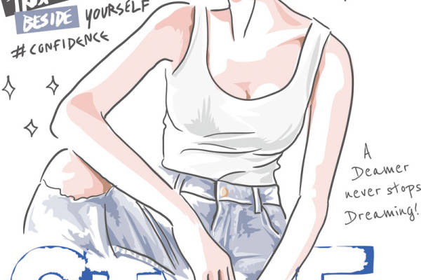 自由风格服装印花设计：展现个性与自信的裁片印花