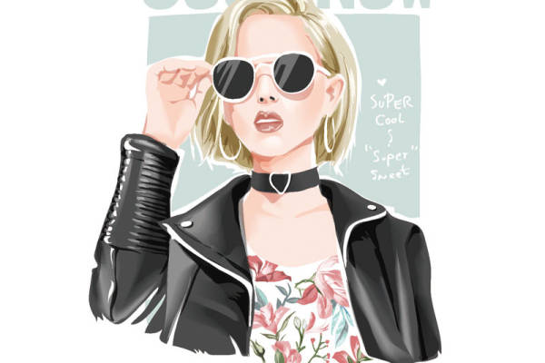 时尚前卫的裁片印花服装印花设计，展现个性魅力