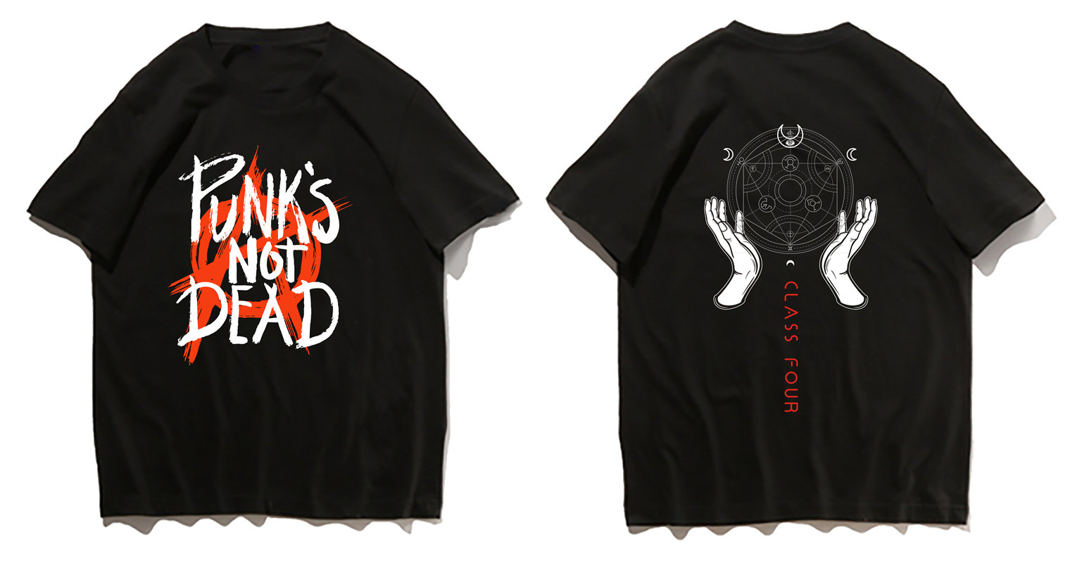 独特裁片印花t恤,时尚服装印花设计,展现个性魅力