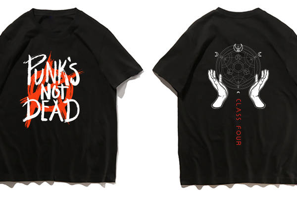 独特裁片印花t恤，时尚服装印花设计，展现个性魅力