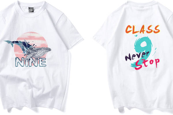 创意裁片印花服装：九年级学生毕业纪念T恤设计