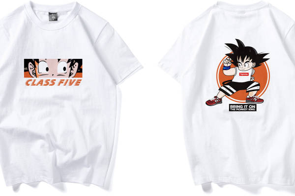 创意动漫裁片印花服装印花T恤，展现个性风格