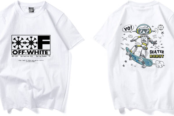 创意裁片印花服装：滑板机器人与时尚品牌联名款