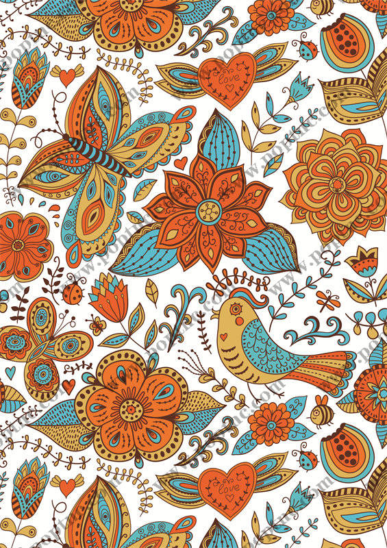 春日花园主题面料印花,服装印花设计灵感