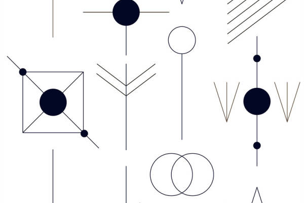 抽象几何图案服装印花:现代艺术风格面料印花设计