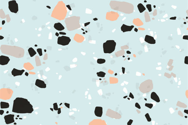 抽象艺术风格面料印花，时尚服装印花设计