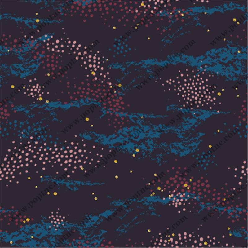 时尚星空面料印花,潮流服装印花设计新选择