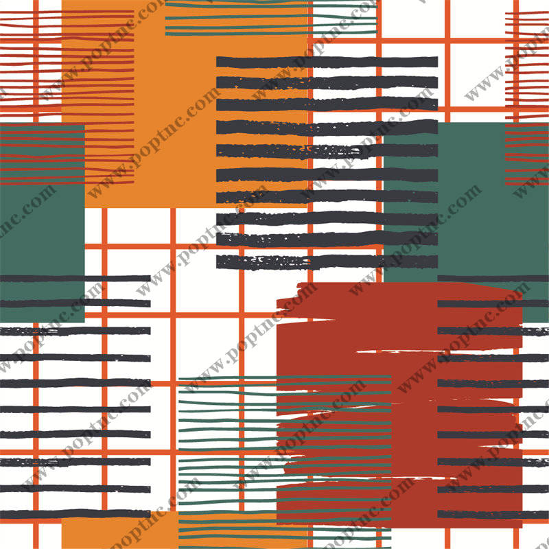 抽象几何图案服装印花面料设计