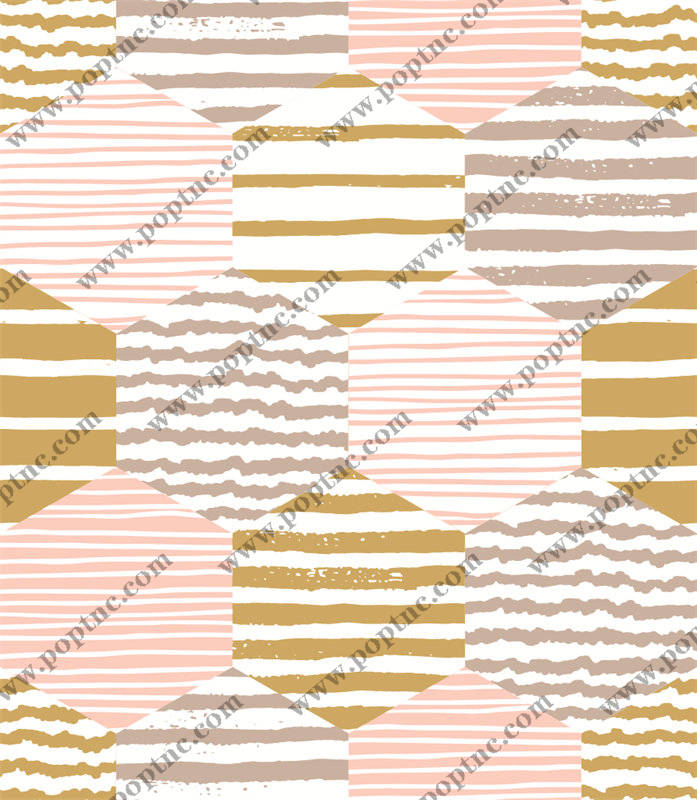 抽象几何图案服装印花面料设计