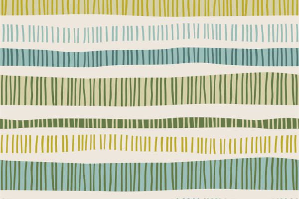 时尚条纹面料印花设计，适用于春夏服装印花